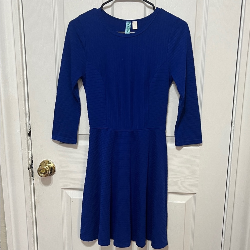 Anna Royal Blue Casual Dress